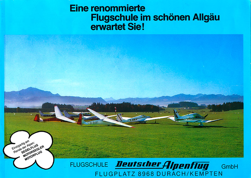Flyer Deutscher Alpenflug
